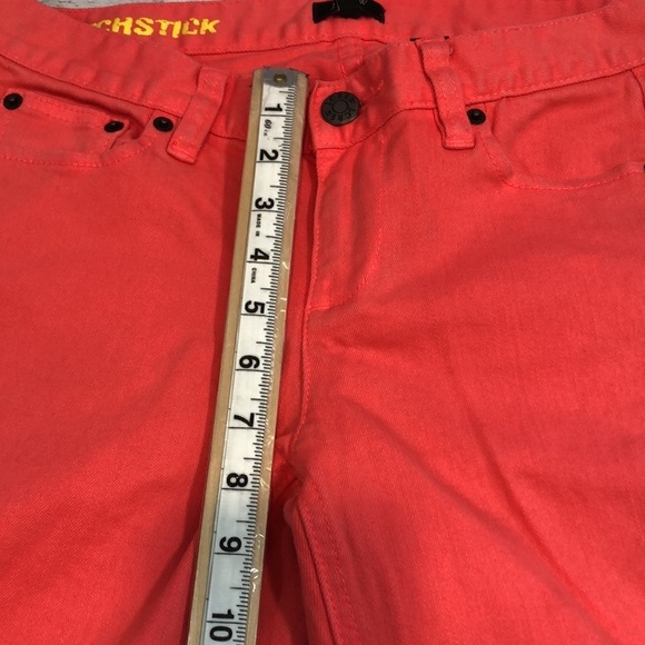 J.Crew Coral Pink Matchstick Jeans 27 - Picture 8 of 11